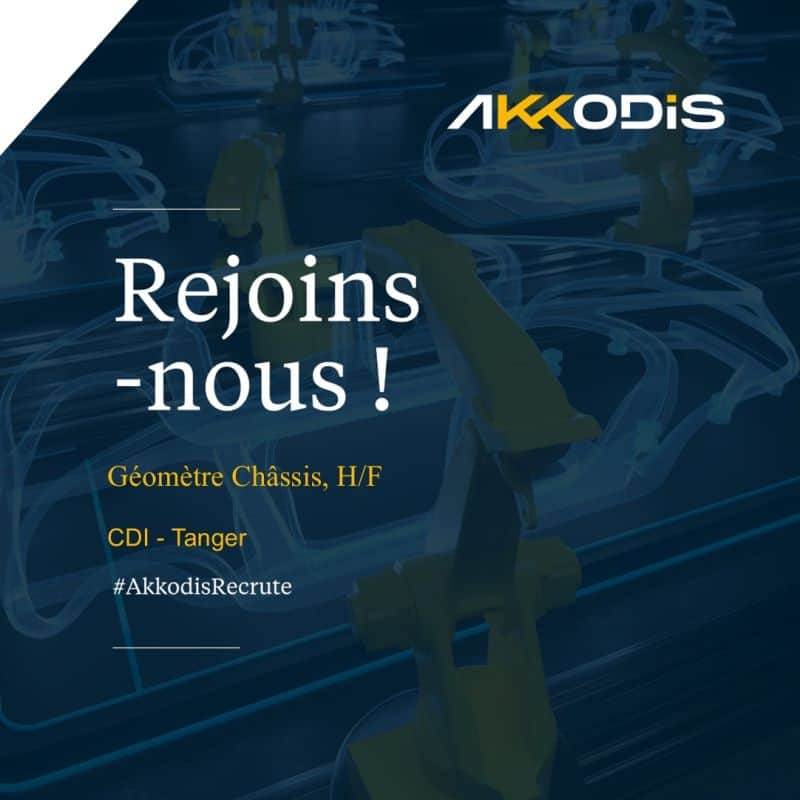 Akkodis Tanger recrute 4 ingénieurs en CDI à Tanger