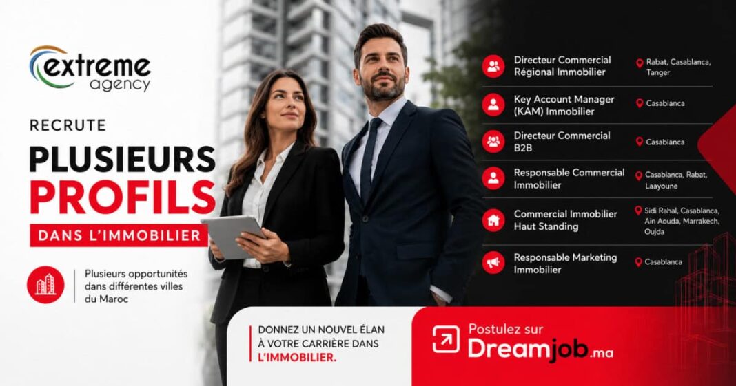 Extreme Agency : un acteur majeur du marché immobilier recrute des experts Extreme Agency : un acteur majeur du marché immobilier recrute des experts