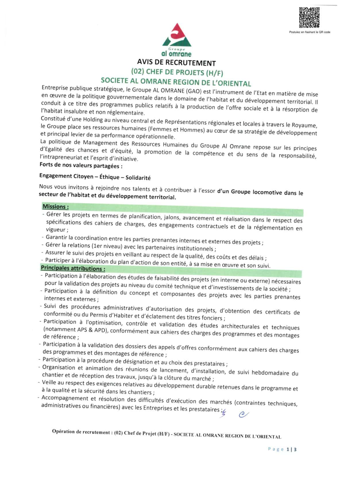 Le Groupe Al Omrane s'engage dans la transformation urbaine avec trois nouvelles
