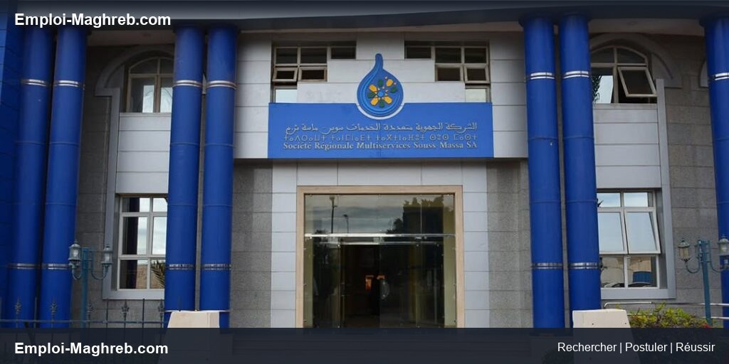 Société Régionale Multiservices Souss-Massa publie 174 postes Agadir CDI 24 août 2026